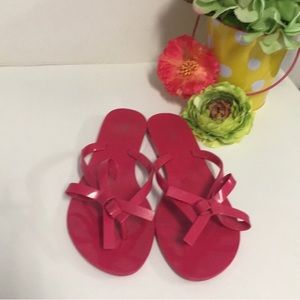 Beautiful, pink Melissa sandals!